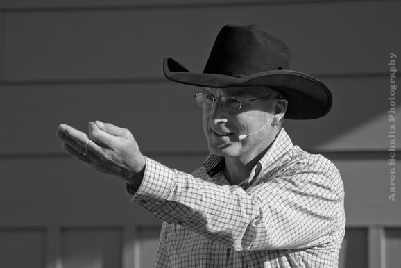 Auctioneer at an auction